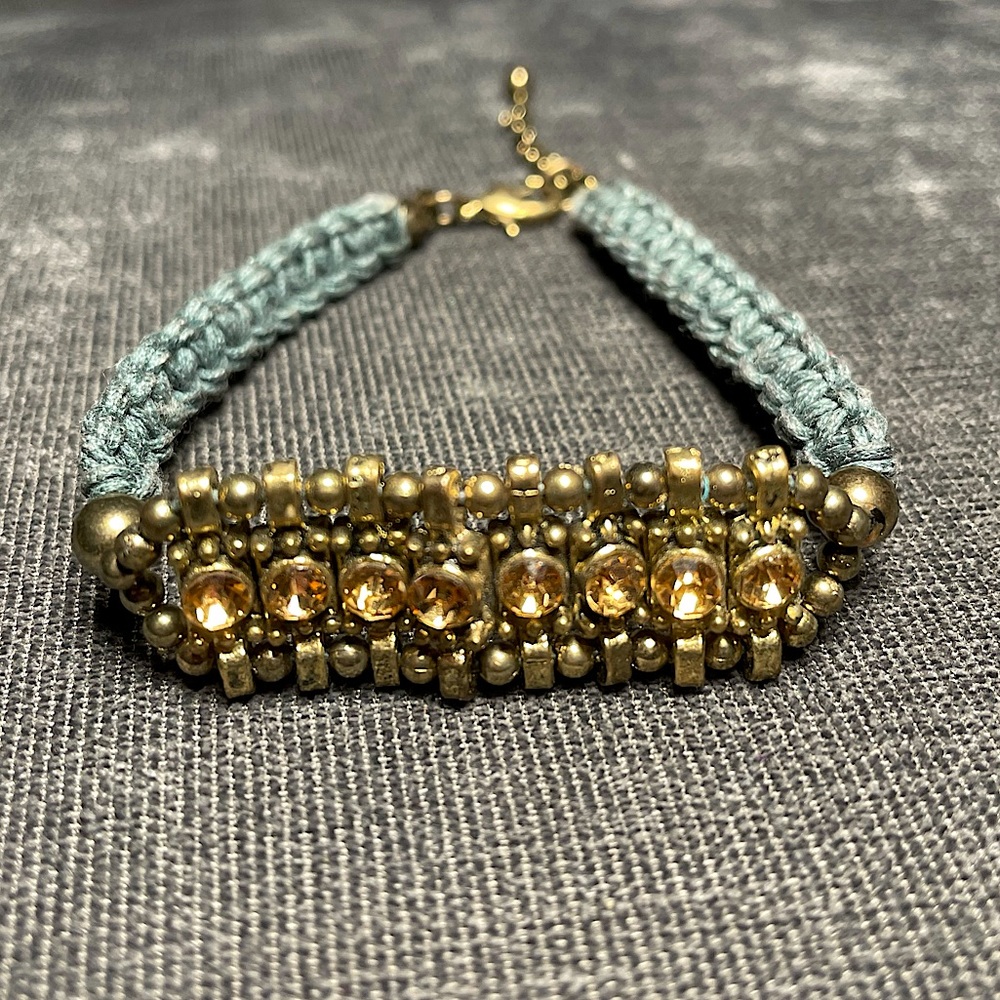 Boho Jeweled Statement Bracelet
